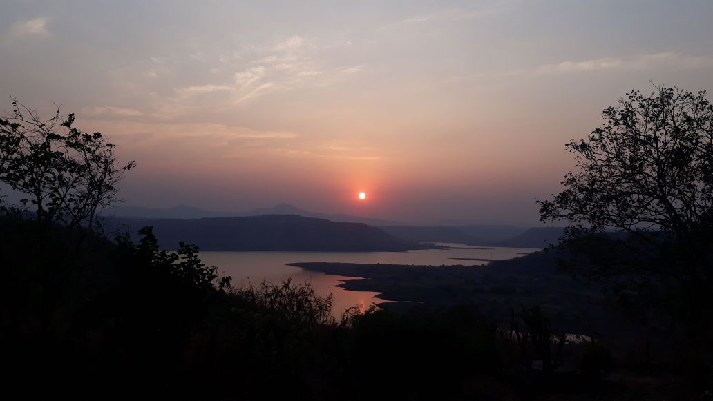 Astachal hill in the Sahyadri range, Pune